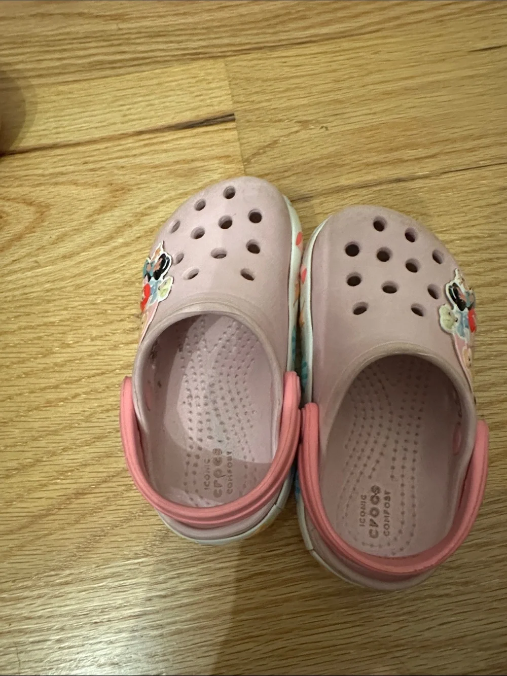 Girls' Pink Princess Clog Shoes - Kids